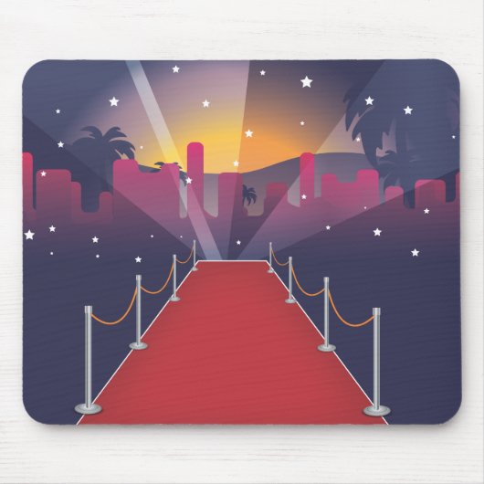 Roter-Teppich-Prominenz Mousepad (Vorne)