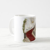 Roter Teppich Treppe Kaffeetasse (Vorderseite Links)