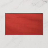 Roter Teppich Visitenkarte (Rückseite)