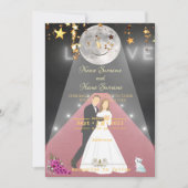 Roter Teppichboden Einladung (Vorderseite)