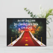 Roter Teppichtereignis oder Einladung zur Probefah (Stehend Vorderseite)