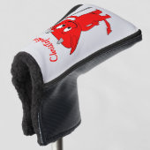 Roter Teufel Design Golf Headcover (3/4 Vorderseite)