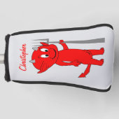 Roter Teufel Design Golf Headcover (Vorderseite)