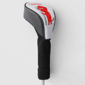 Roter Teufel Design Golf Headcover (angewinkelt)