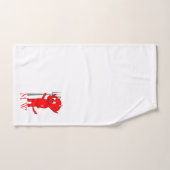 Roter Teufel Design Monogrammiert Badhandtuch Set (Handtuch)