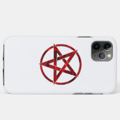 Roter Teufel-Pentagramm Case-Mate iPhone Hülle (Rückseite (Horizontal))