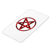 Roter Teufel-Pentagramm Magnet (Linke Seite)