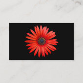 Roter Teufel - Schwarzes Visitenkarte (Rückseite)