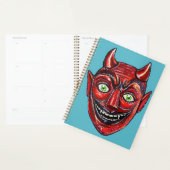 Roter Teufel Vintage Halloweenies Planer (Anzeige)