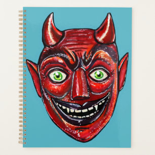 Roter Teufel Vintage Halloweenies  Planer