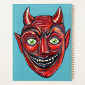 Roter Teufel Vintage Halloweenies Planer (Rückseite)