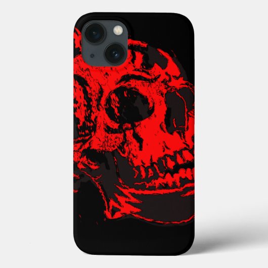 Roter Teufelskerl Case-Mate iPhone Hülle (Rückseite)