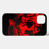 Roter Teufelskerl Case-Mate iPhone Hülle (Rückseite (Horizontal))