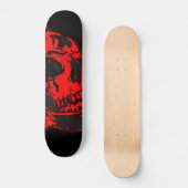 Roter Teufelskerl Skateboard (Vorderseite)