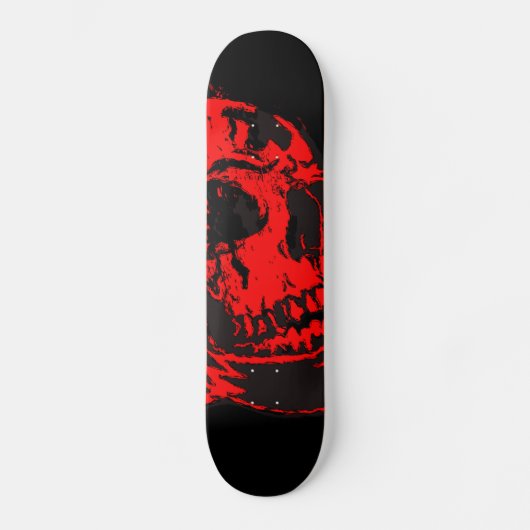 Roter Teufelskerl Skateboard (Vorderseite)