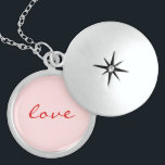 Roter Text der Liebe Medaillon<br><div class="desc">Roter Text der Liebe</div>