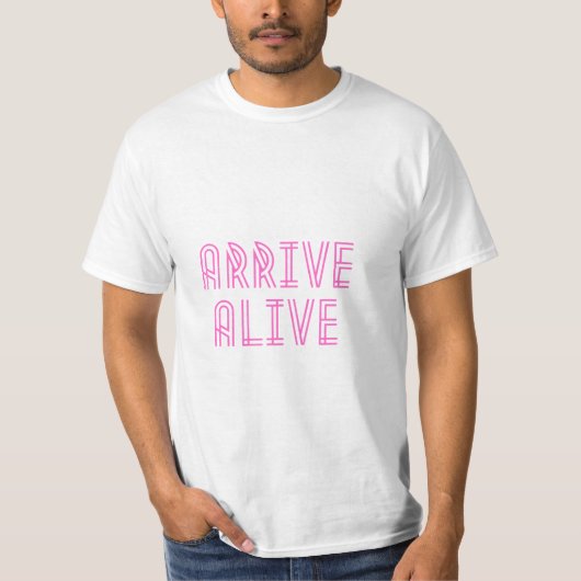 Roter Text Form des roten Symbols "Alive Safety" a T-Shirt (Vorderseite)