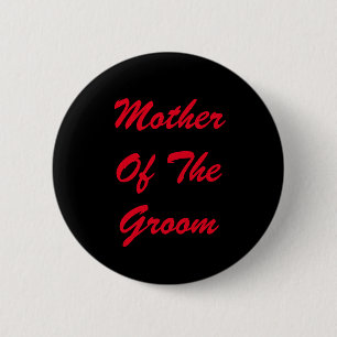 Roter Text Mutter des Übels Button