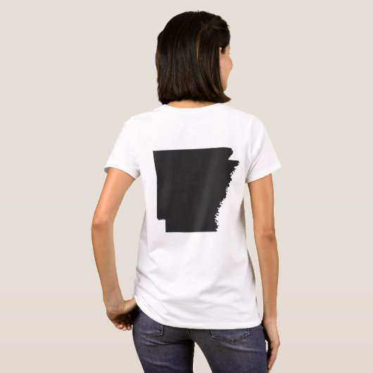 Roter Text T-Shirt (Schwarz voll)