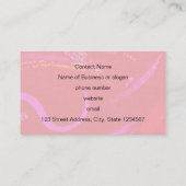 Roter Texturhintergrund mit Schnürsenkeln und Form Visitenkarte (Rückseite)