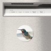 Roter Throter Hummingvogel Magnet (In Situ (Geschirrspüler))
