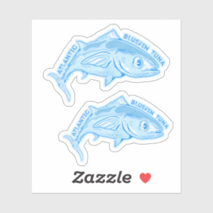 Roter Thun Aufkleber