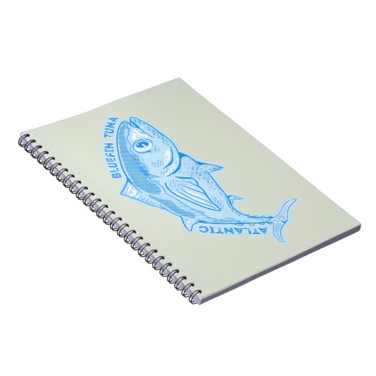 Roter Thun Notizblock (Rechte Seite)