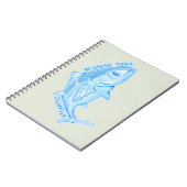 Roter Thun Notizblock (Linke Seite)