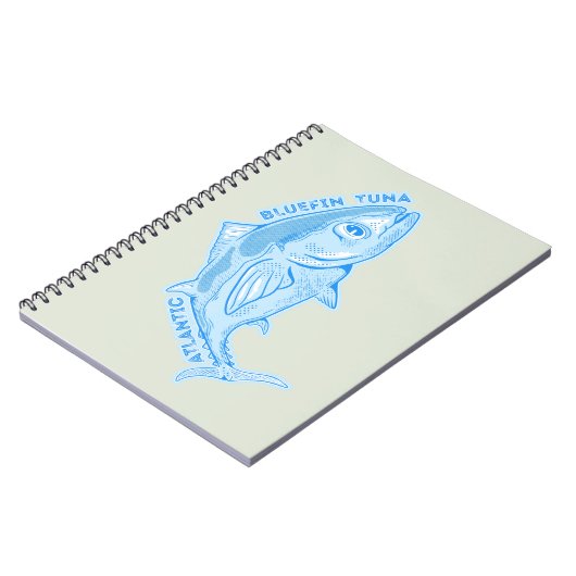 Roter Thun Notizblock (Linke Seite)