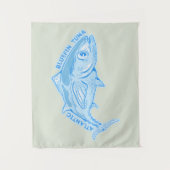 Roter Thun Wandteppich (Vorderseite)