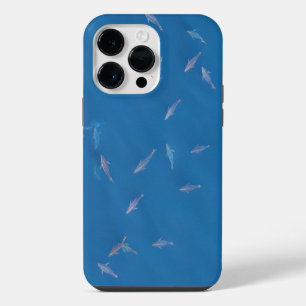 Roter Thunfisch-Kartentransport iPhone 14 Pro Max Hülle