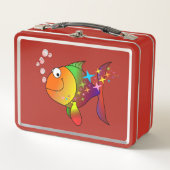 Roter Thunfisch Metall Lunch Box (Vorderseite)