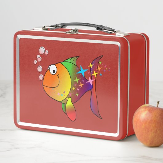 Roter Thunfisch Metall Lunch Box (Beispiel)