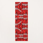 Roter Tiger-Tierhaut-Muster-Design  Yogamatte (Vorderseite)