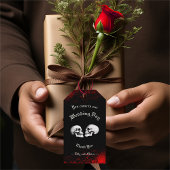 Roter Tod tanzende Skelette Gothic Wedding Geschenkanhänger