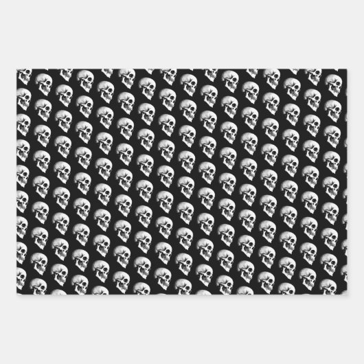 Roter Tod tanzende Skelette Gothic Wedding Geschenkpapier Set (Vorderseite 2)