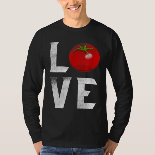 Roter Tomatengarten I Liebe Gartenpflanzen V T-Shirt (Vorderseite)