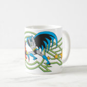 Roter Tornado + Batman Kaffeetasse (VorderseiteRechts)