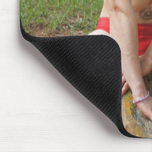 Roter Torso! Mousepad (Ecke)
