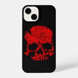 Roter Totenkopf Cases  iPhone 14 Hülle