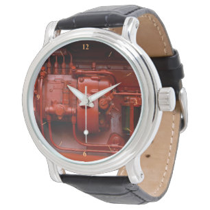 Roter Traktor Armbanduhr