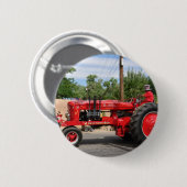 Roter Traktor Button (Vorne & Hinten)