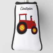 Roter Traktor Design Golf Headcover (Rotieren 90)