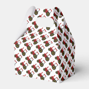Roter Traktor Geschenkschachtel
