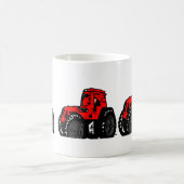 Roter Traktor Kaffeetasse (Mittel)