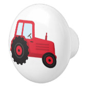 Roter Traktor Keramikknauf (Rechts)