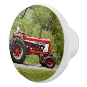 Roter Traktor Keramikknauf (Rechts)