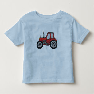 Roter Traktor Kleinkind T-shirt