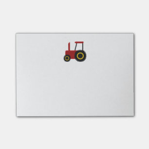 Roter Traktor Post-it Klebezettel
