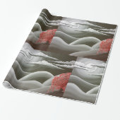 Roter Tree abwischen Geschenkpapier (Ungerollt)